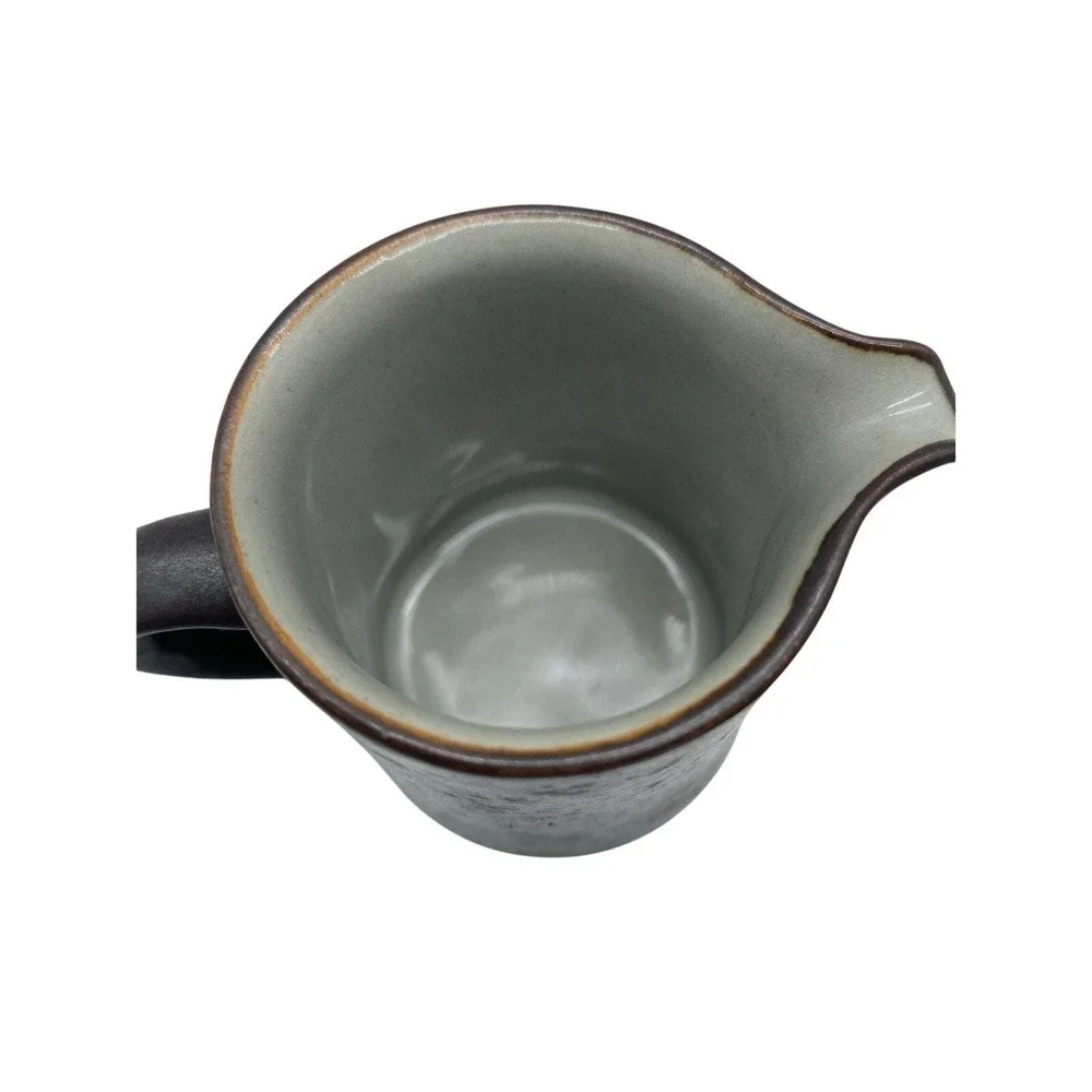 VINTAGE L Hjorth Denmark creamer‎ pitcher and sugar dish MCM Pottery